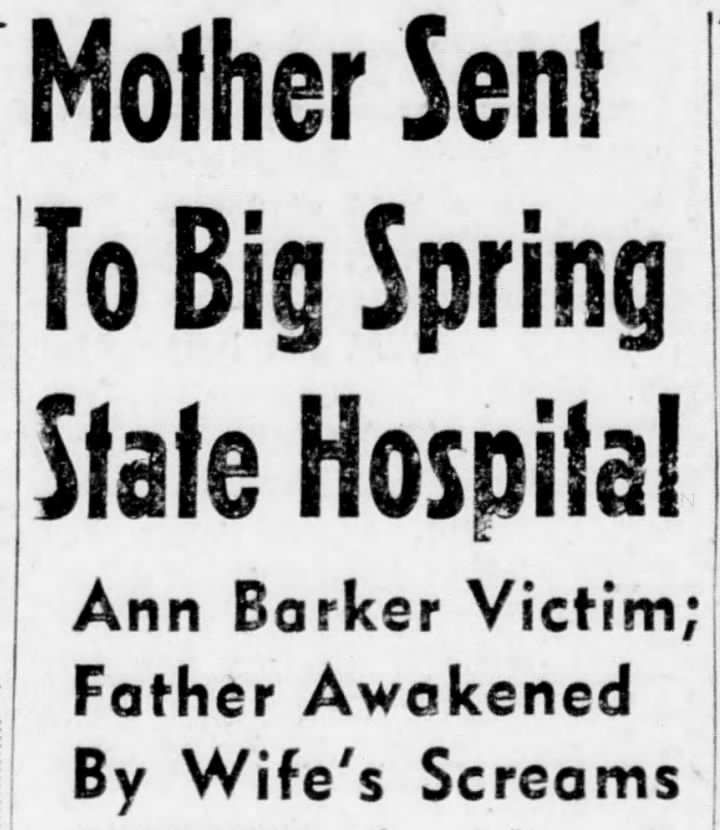 Mother sent to Big Spring